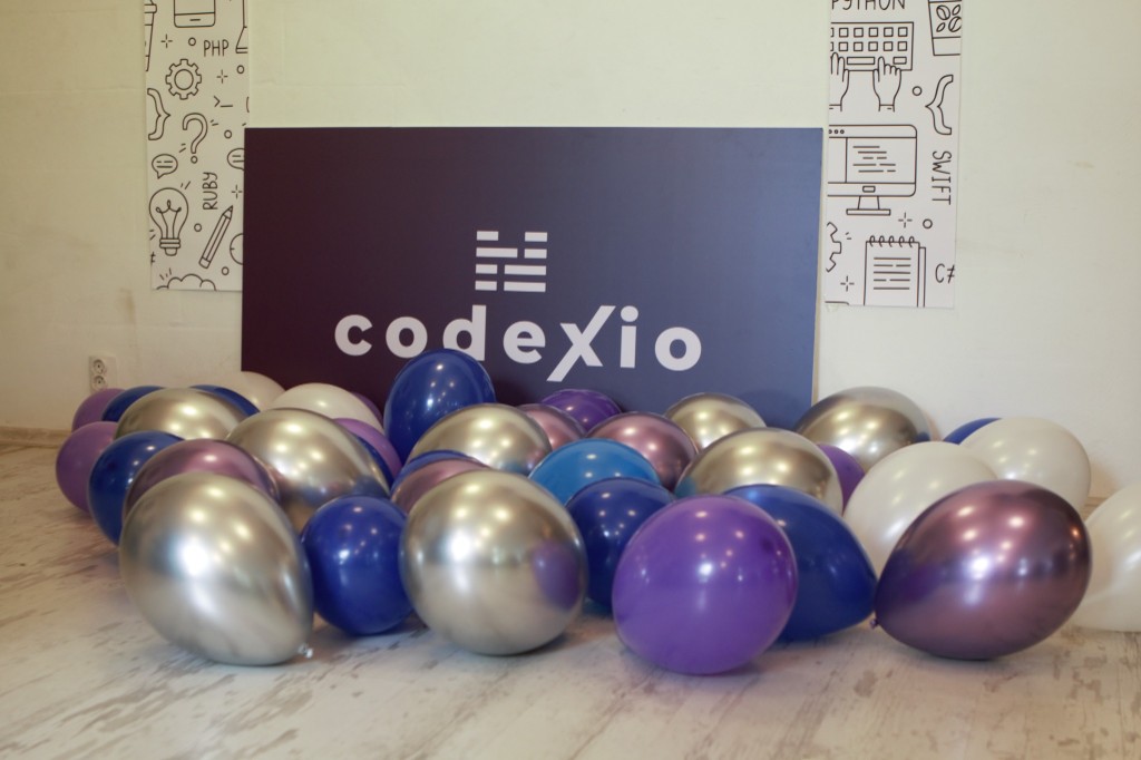 Party setup with the Codexio banner